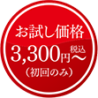 お試し価格3300円〜